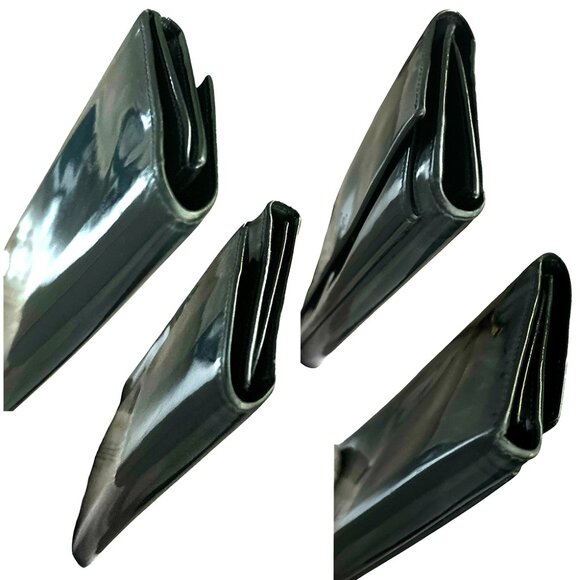 Gucci Patent Leather Long Wallet Black Unisex - Picture 7 of 11